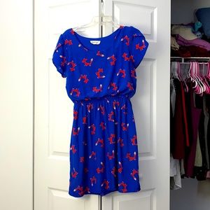 ModCloth Fox Print Dress